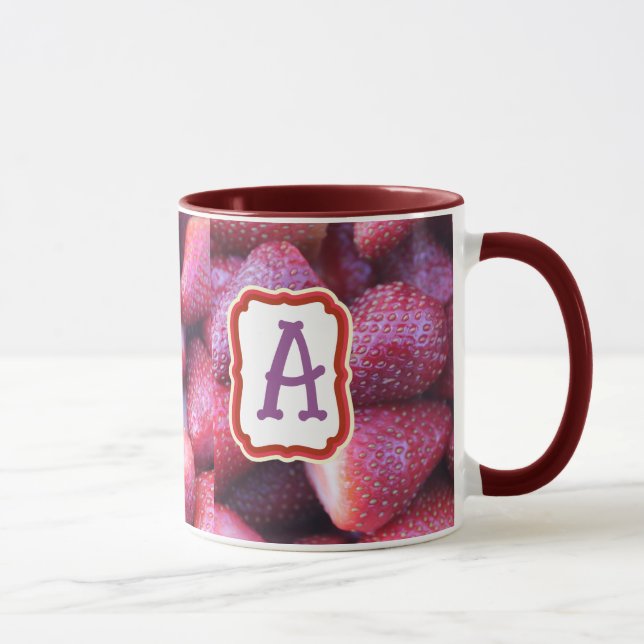 Caneca de Café de Cerâmica com Padrão Vibrante de  (Direita)