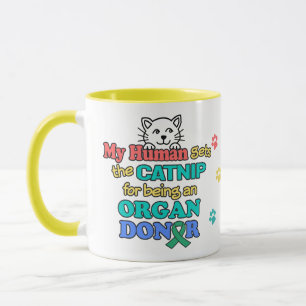Caneca de Café de Conscientização sobre Doação de 