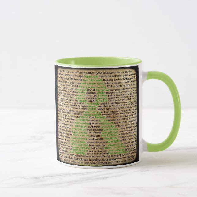 Caneca de Café de Conscientização sobre os Sentime (Direita)