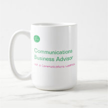 Caneca de Café de Consultor de Negócios de Comunic