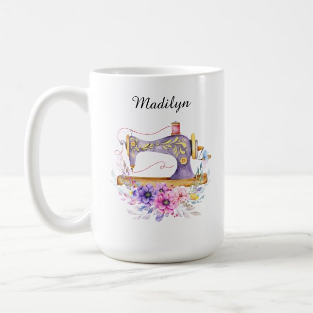 Caneca de Café de Costura (Esquerda)