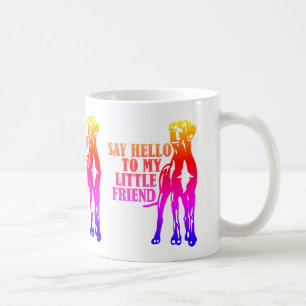 Caneca De Café dê cumprimentos ao meu pequeno amigo arco-íris