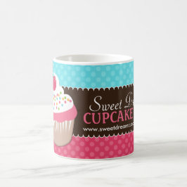 Caneca de café de Customizável Cupcake Empresa