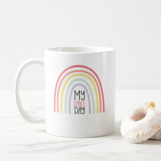 caneca de café de dança