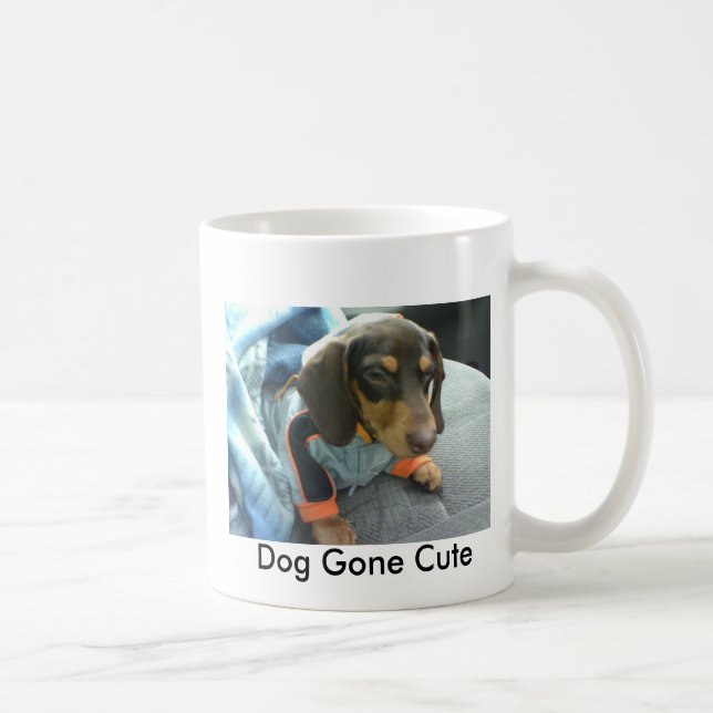 Caneca de café de Daschund (Direita)