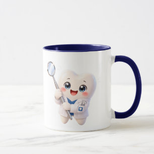 Caneca de Café de Dentista com Dente Fofo   Presen