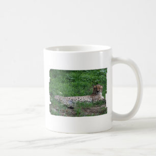 Caneca de café de descanso da chita