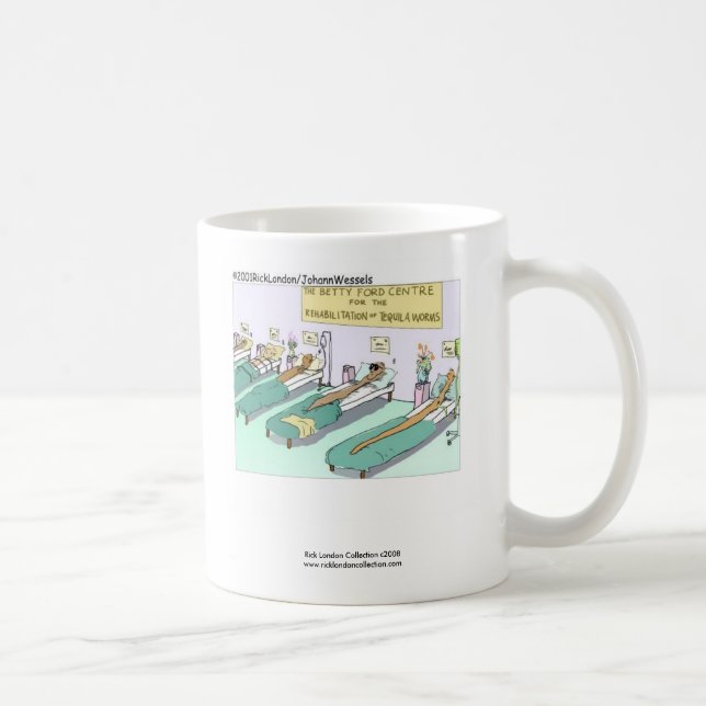 Caneca de Café de Desenho Animado Divertido de Rea (Direita)