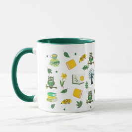 Caneca de Café de Design de Primavera para Amante