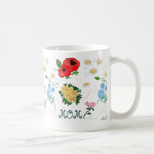 Caneca De Café De dia de mãe - taça (Direita)