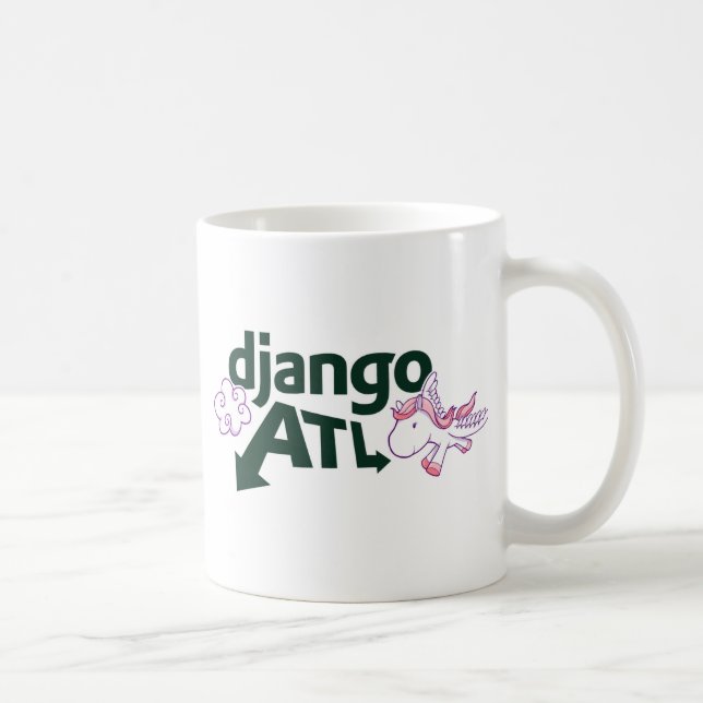 Caneca de café de DjangoATL (Direita)