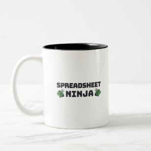Caneca de café de dois tons, Spreadsheet ninja