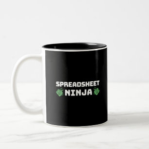 Caneca de café de dois tons, Spreadsheet ninja