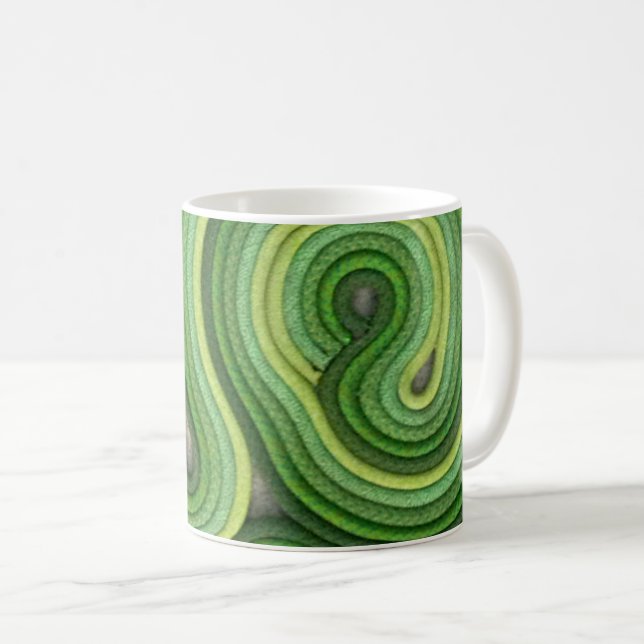 Caneca de café de escalada da corda (Frente Esquerda)
