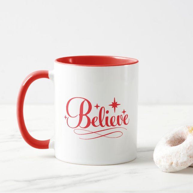 Caneca de Café de Feriado (Com Donut)