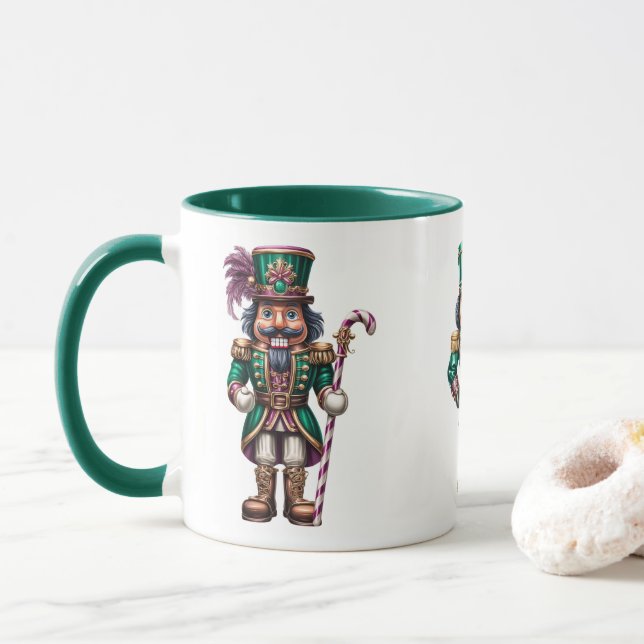 Caneca de Café de Feriado (Com Donut)