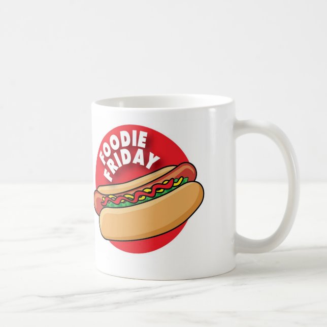 Caneca de café de Foodie sexta-feira (Direita)