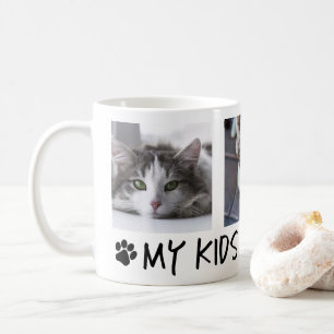 Caneca de Café de Foto com Meus Filhos Têm Patas 3
