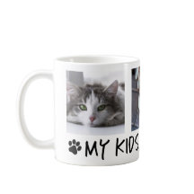 Caneca de Café de Foto com Meus Filhos Têm Patas 3