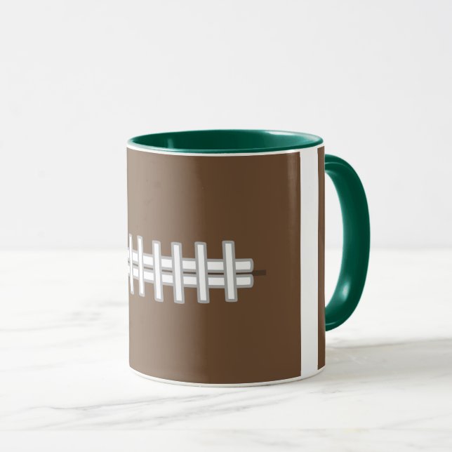 Caneca de Café de Futebol Presente (Frente Esquerda)
