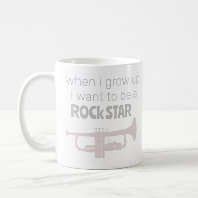 Caneca de Café de Futuro Astro do Rock (Esquerda)