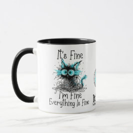 Caneca de Café de Gato Atrapalhado e Divertido Tud