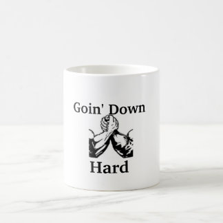 Caneca De Café De Goin duro para baixo