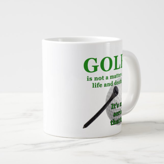 Caneca de café de golfe (Frente Esquerda)