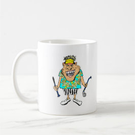 caneca de café de golfe humorística