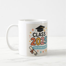 caneca de café de graduação