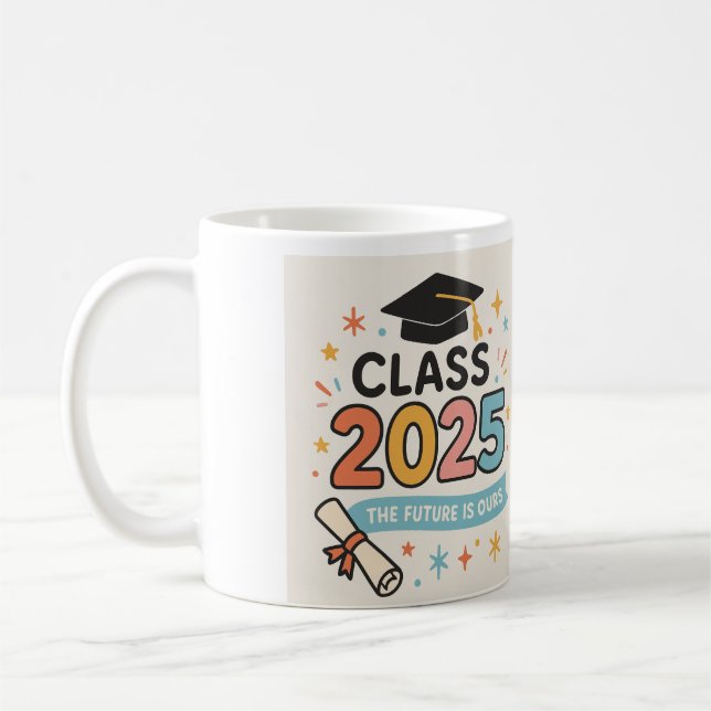 caneca de café de graduação (Esquerda)