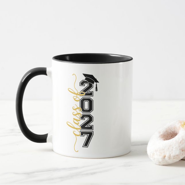 Caneca de Café de Graduado (Com Donut)