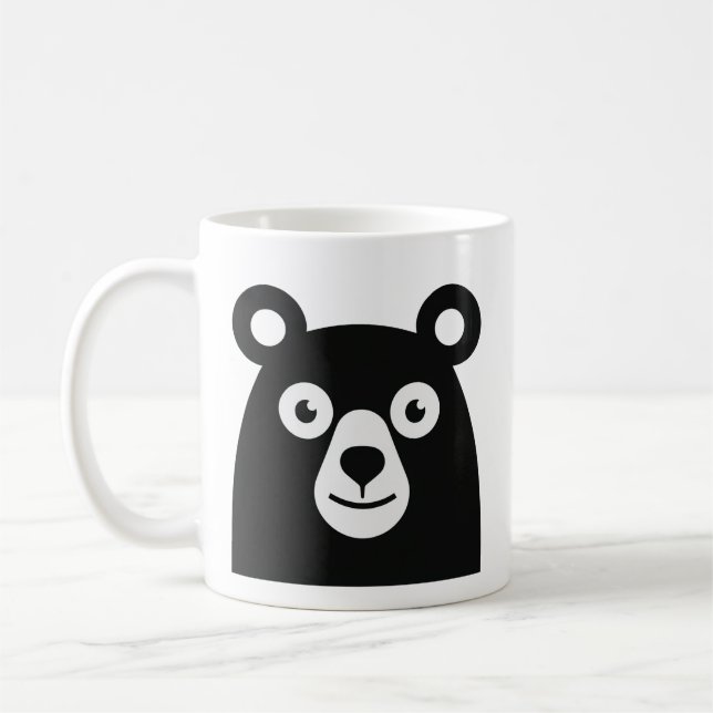 Caneca de Café de Guaxinim Mal-Humorado (Esquerda)