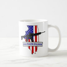 Caneca de café de GunRights4Illinois
