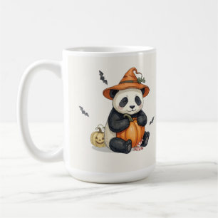 Caneca de café de Halloween de Panda Abobora Fofa