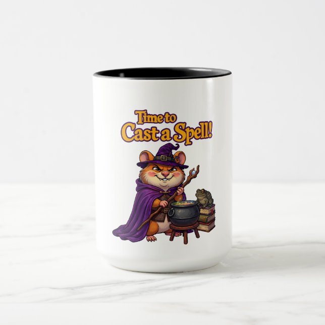 Caneca de Café de Hamster Feiticeiro Fofo (Centro)