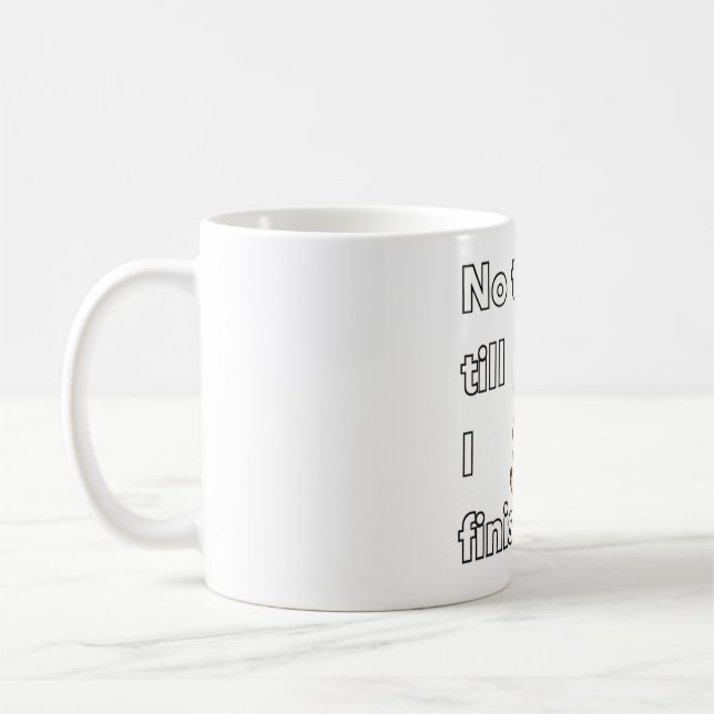 Caneca de café de hamster fofo engraçado (Esquerda)
