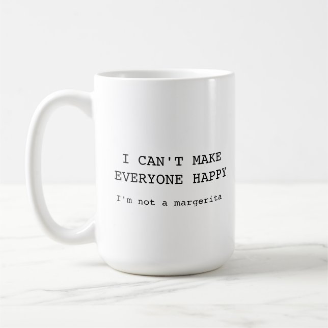 Caneca de Café de Humor Engraçado Margarita (Esquerda)