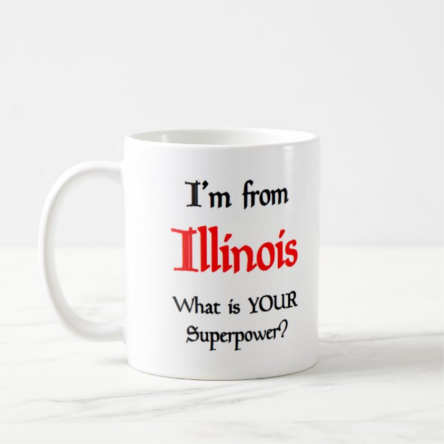 caneca de café de illinois (Esquerda)