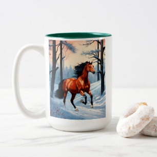 Caneca de Café de Inverno Xícara de Design de Ca