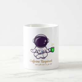 Caneca de Café de Ioga de Astronauta Engraçado –Ca