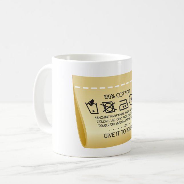 Caneca De Café Dê isso à sua mãe 1 (Frente Esquerda)