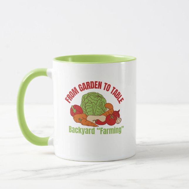 Caneca de Café De Jardim à Mesa (Esquerda)
