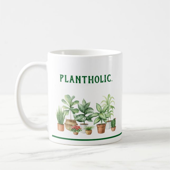 Caneca de Café de Jardinagem com Letra Moderna Lim (Esquerda)