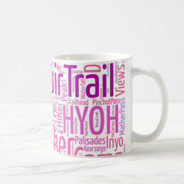 Caneca de café de JMT - rosa
