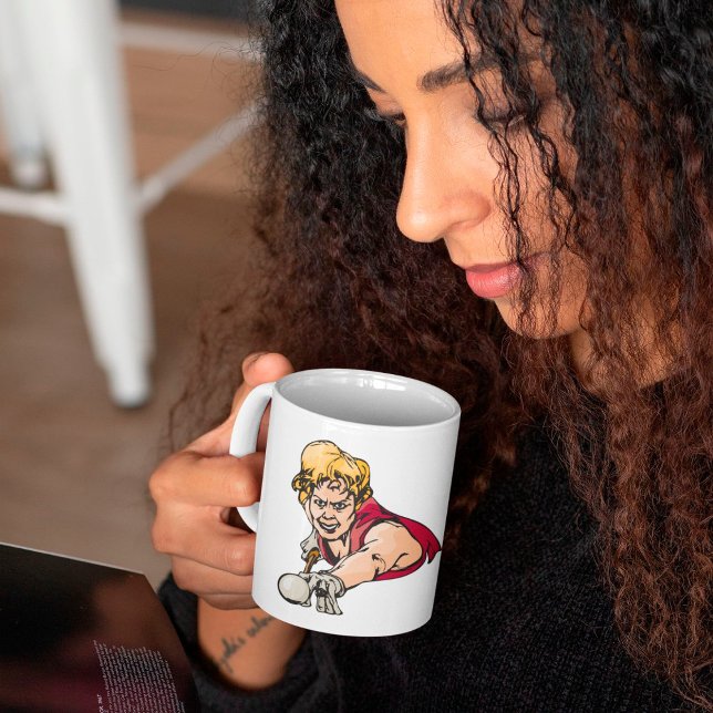 Caneca de Café de Jogador de Sinuca (Criador carregado)