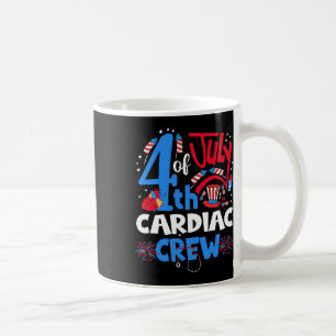 Caneca De Café De Julho, A Enfermeira Cardíaca Da Tripulação Card