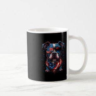 Caneca De Café De julho Patriotic Staffordshire Bull Terrier Dog