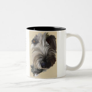 Caneca de café de Labradoodle - arte original
