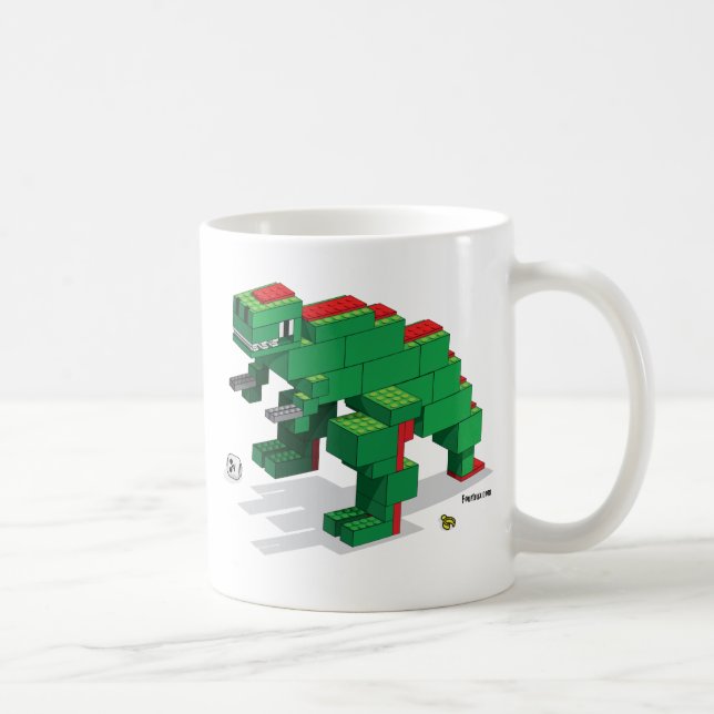 Caneca de café de Legosaurus (Direita)